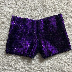 Sequin shorts